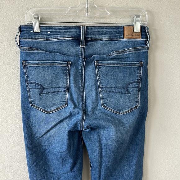 American Eagle Next Level Stretch Hi-Rise Jegging Skinny Jeans Size 8 - Picture 7 of 16